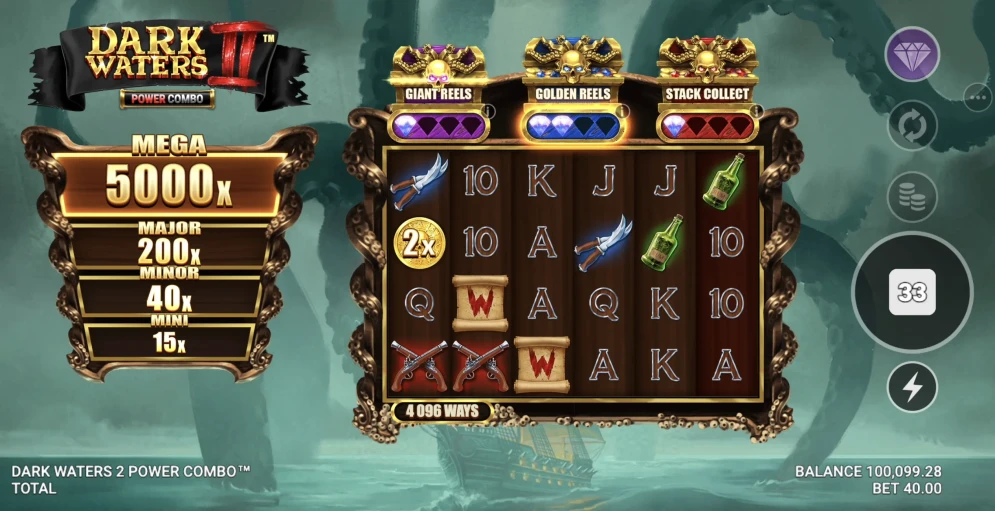 Dark Waters 2 Power Combo Slot
